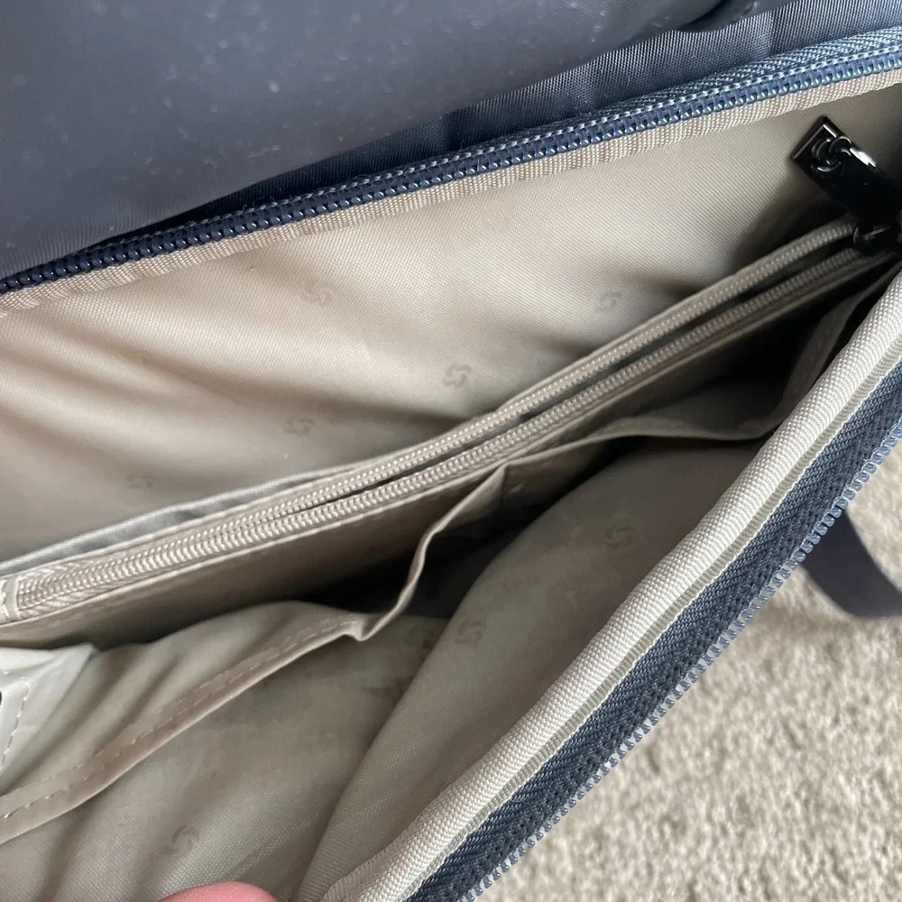 Samsonite Nuroad Convertible Hybrid Backpack Gun Metal Multi Pockets Travel